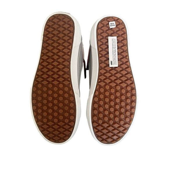 VANS Filmore Women's Hi Van Grey White Faux Fur Suede Shoes 9.5 New With Box - Picture 10 of 10